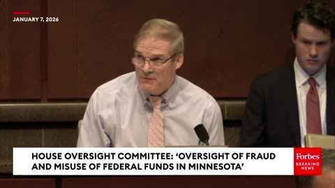 'I've Never Seen Anything Like This!' Jim Jordan Stunned By Testimony About Minnesota Fraud.