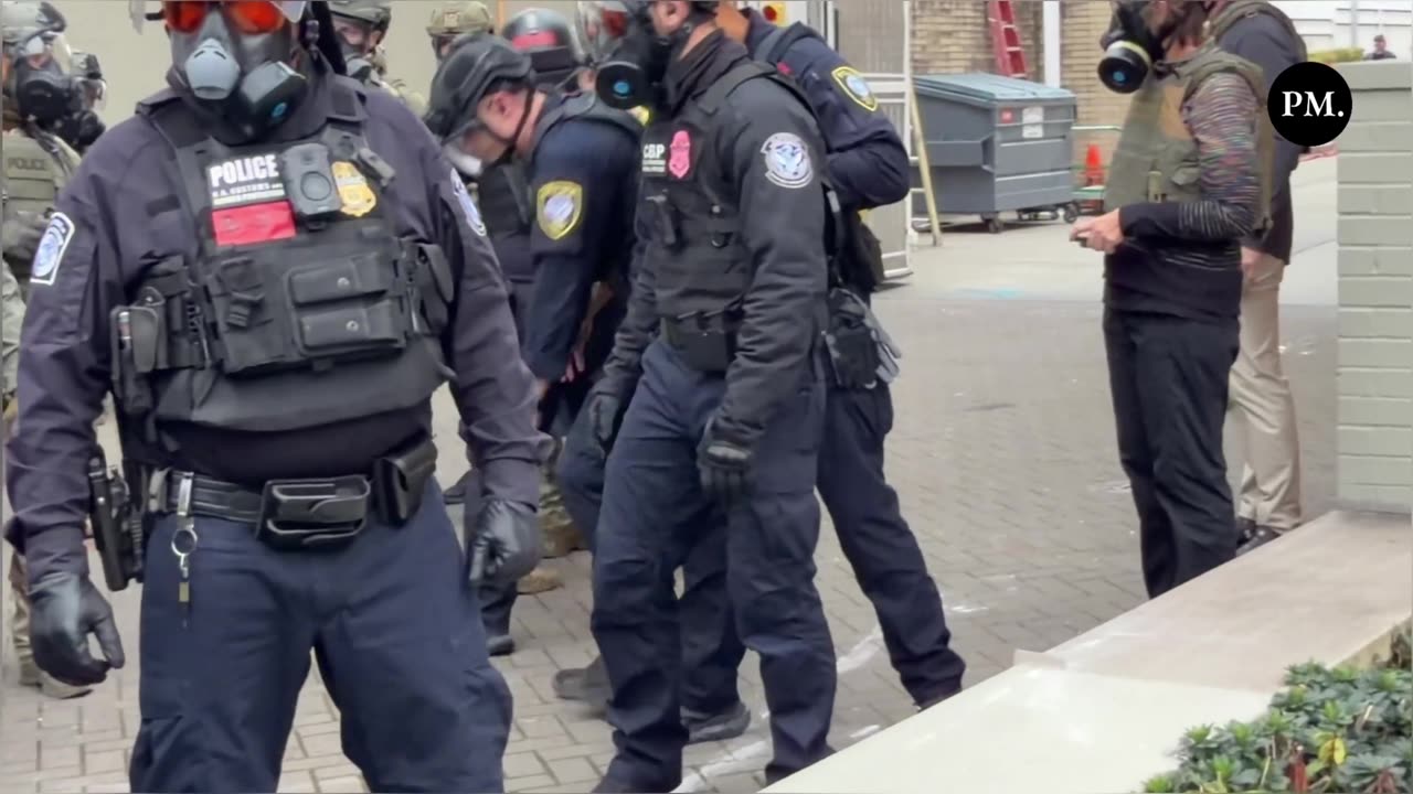 Another arrest has been made after a protester refused to vacate federal property