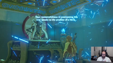 Playing Zelda Breath of The Wild on the Switch 2.