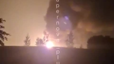 🔥 Bryansk Region, Druzhba oil depot is on fire after a missile strike.