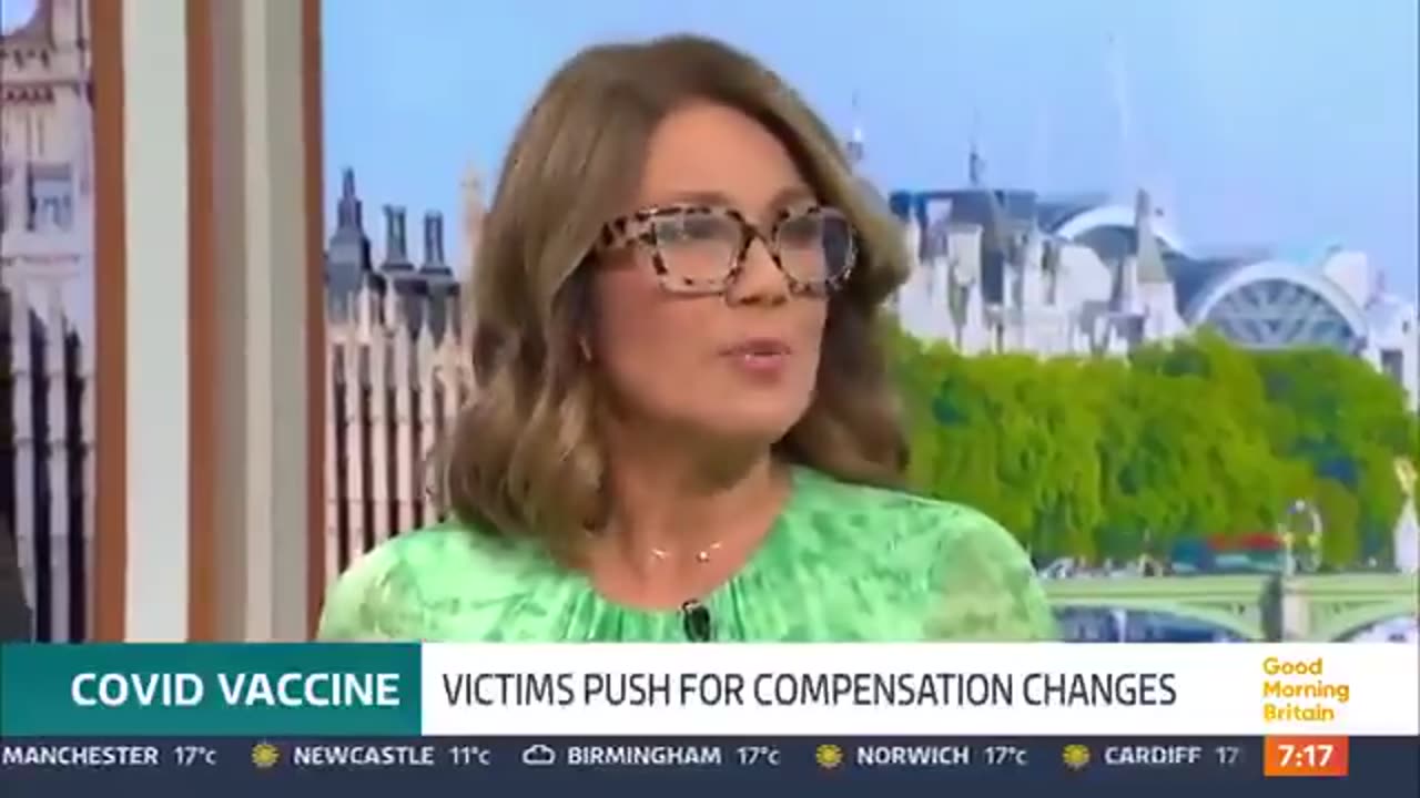 "GOOD MORNING BRITAIN" NOW COVERING COVID INJECTION INJURY AND DEATH