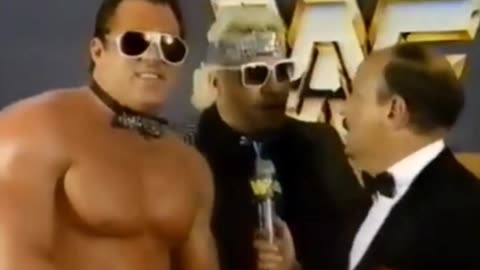 very early Brutus beefcake interview about hillbilly Jim