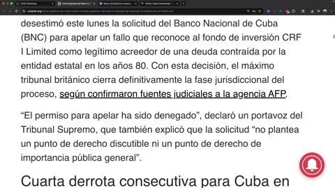 Trump da un golpe sertero a la banca cubana.