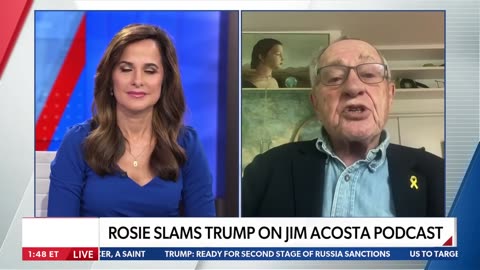 Alan Dershowitz Says He'd Be 'Happy To Help Sue Rosie O'Donnell' Over False Trump-Epstein Claim
