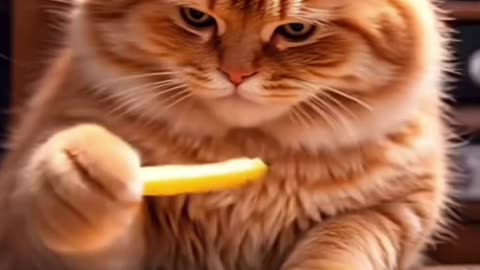 Cat Cocking Food #aivideo @mrbeat