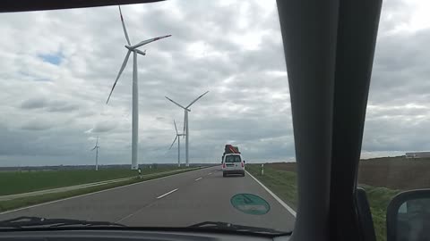 On the motorway