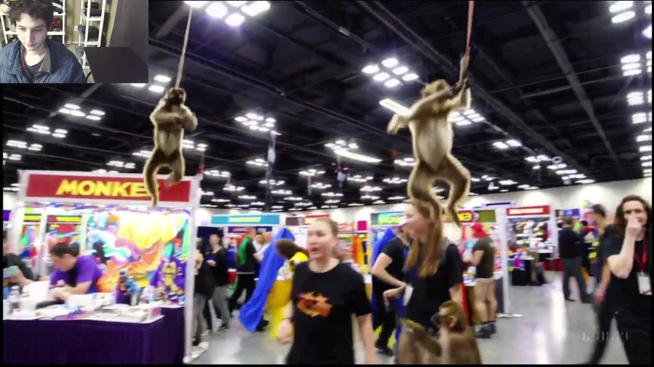 Outtake #1,067 Of Over 2 Monkeys Roam Around A Comic Book Convention Venue Fake Funny Parody Video