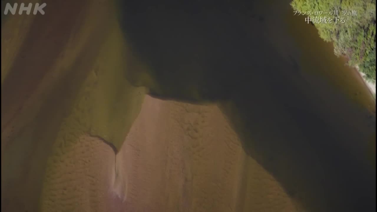 空からクルージングmini・5分版- フランス・ロワール川 空の旅 「中流域を下る」
