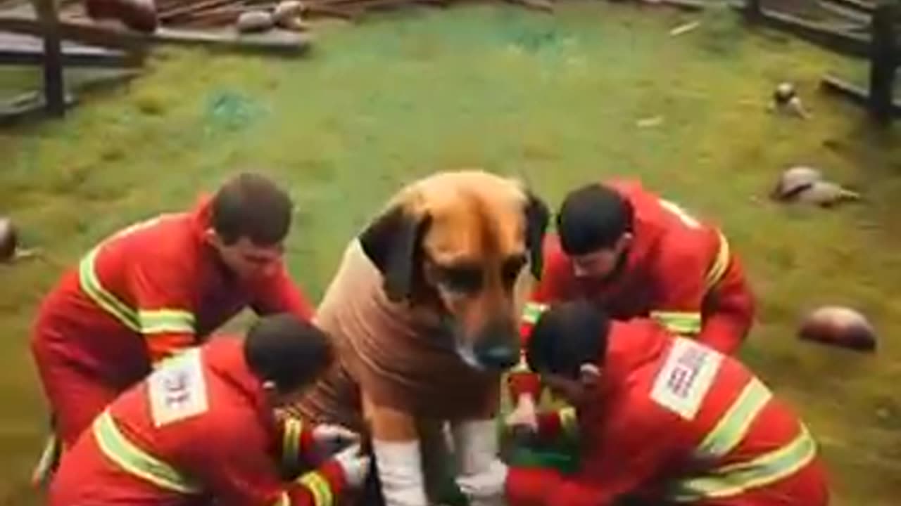 Numerous Snails Attack the Dog