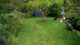 Queen Camilla unveils new ‘Dog Garden’ in London