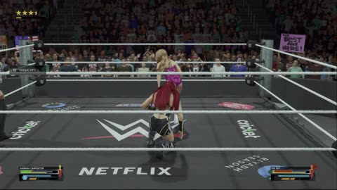 wwe 2k25 303 universe Sabrina Carpenter VS Iyo Sky
