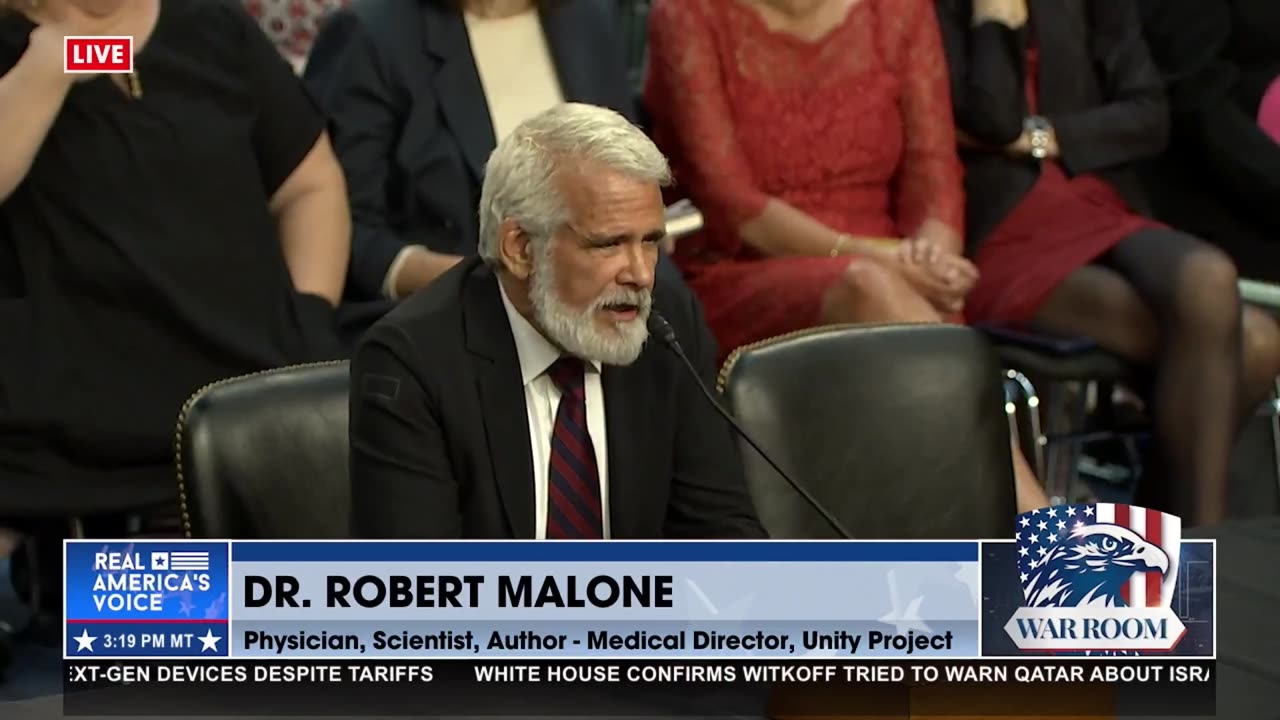 DR. MALONE WANTS ACCOUNTABILITY FOR POLITICIZATION DURING COVID