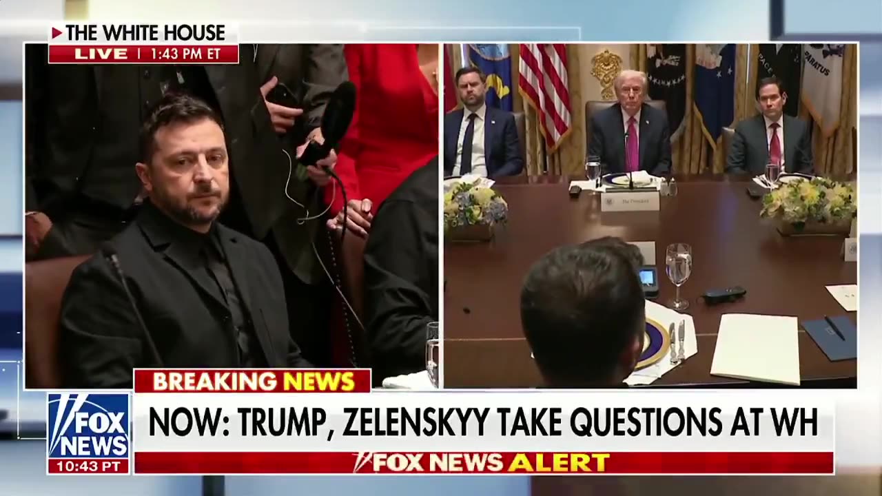 Zelenskyy Stumped During White House Bilateral War Meeting with Trump