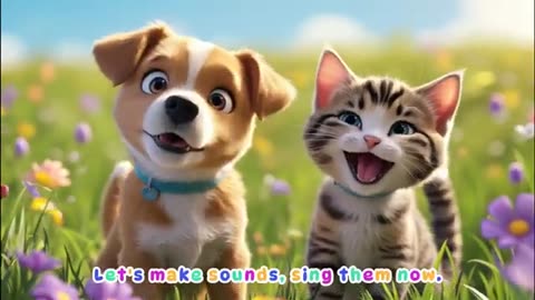 The ultimate animal sounds song for Kids!
