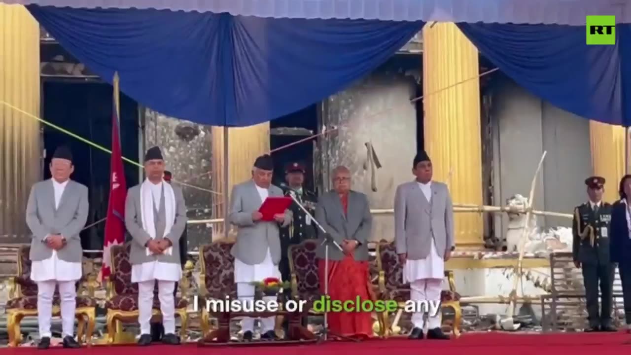 🇳🇵3 ministers of NEW GOVT sworn in today in Nepal