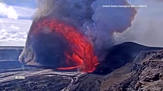Hawaii's Kilauea volcano erupts, knocking out remote camera
