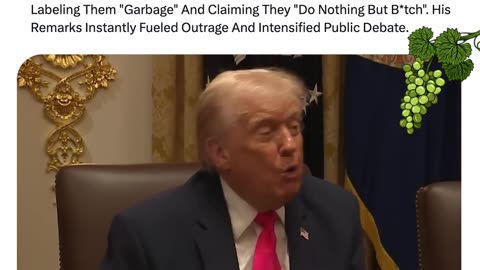 Outrage After Trump Calling Somali Immigrants "Garbage" And Claiming They "Do Nothing But B*tch".