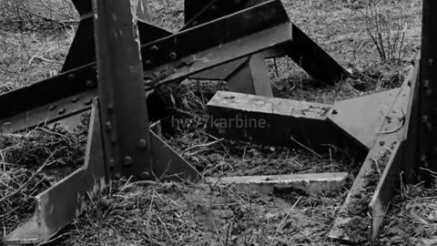 US WWII trials evaluating the effectiveness of obstacles for armored vehicles