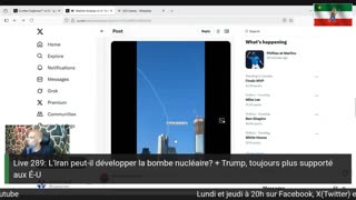 Live 289: L'Iran peut-il développer la bombe nucléaire? + Trump, toujours plus supporté aux É-U