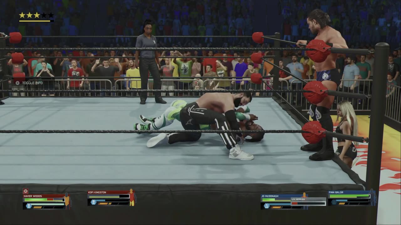 wwe 2k25 282 universe Kofi Kingston and Xavier Woods VS Finn Balor and JD McDonagh