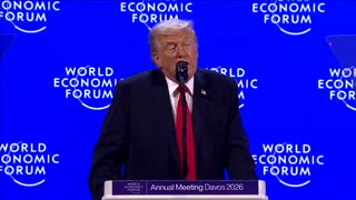 Trump touches on Greenland, Carney, Macron’s glasses in Davos speech