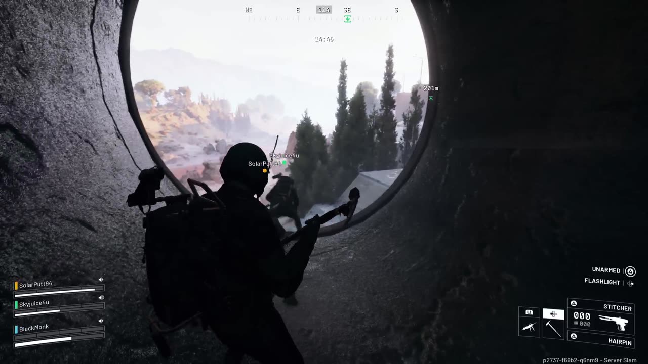 Arc Raiders - Team member has Funny High Fall off top of Building in this one