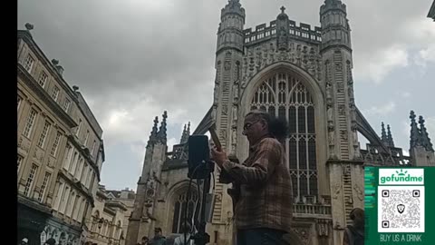 Jazz Nano Street Edition: Busking in Bath, England: 2025 Tour in UK