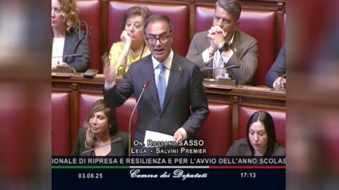 🔴 On. Rossano Sasso, in Aula, in dichiarazione di voto Lega, sul DL istruzione e investimenti (PNRR)