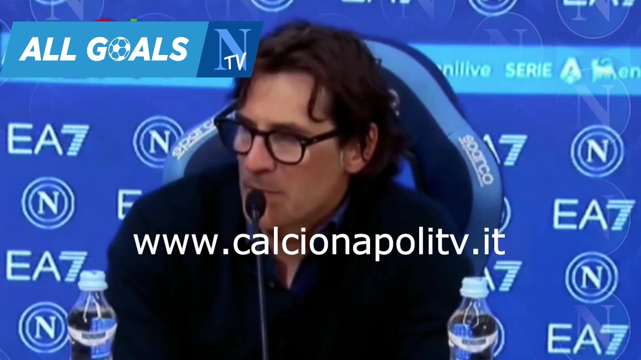 Napoli-Torino 2-0 27/4/25 conferenza stampa Paolo Vanoli