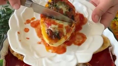 A great dish in a potato bowl