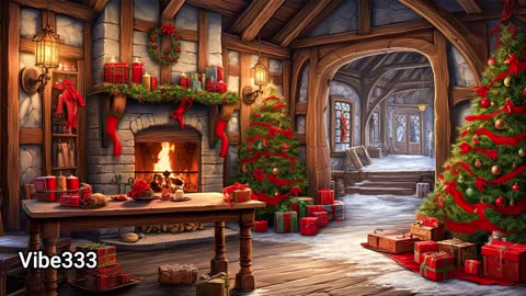 ❄️🎶 Magical Christmas Carols Blended with Cozy Winter Evenings 🔥 | Vibe 333