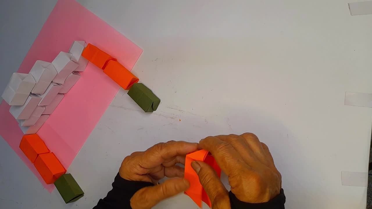 How to Make Origami Bricks | Easy Paper Building Blocks Craft