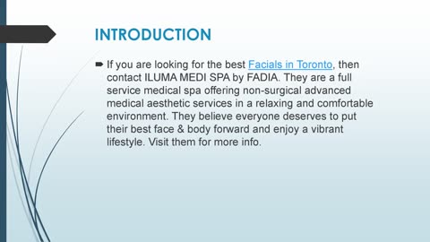 Best Facials in Toronto