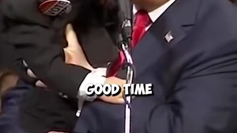 Trump with baby kid viral