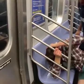 subway fight