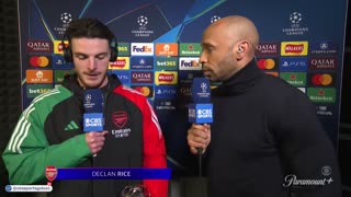 Declan Rice_ One of the best night Arsenal vs. Real Madrid Champions League CBS Golazo