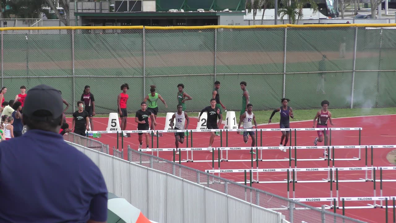 Boys 110m Hurdles Final Section 1 Final 2025 FHSAA 4A District 15