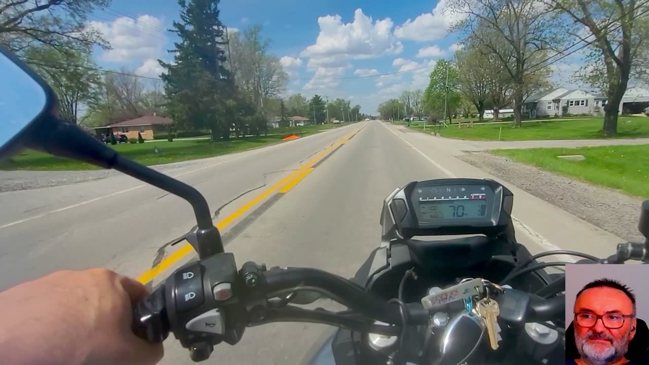 Spring Motocycle ride with sound off