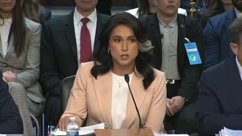 Tulsi Gabbard gives opening statement in front of Senate Intelligence Committee