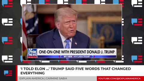 ''I Told Elon ...'' Trump Said Five Words That Changed Everything_part2