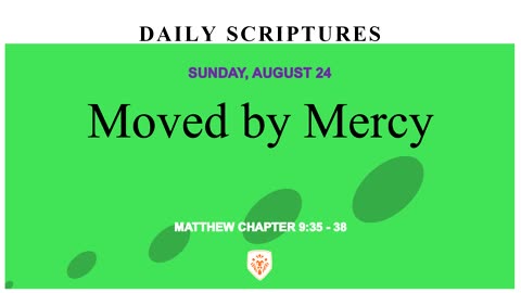 Moved by Mercy