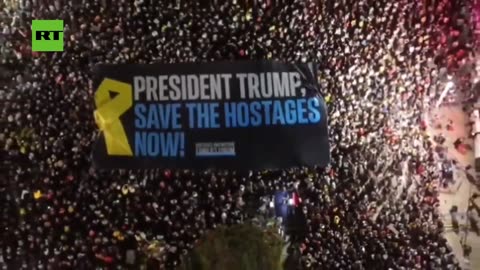 MASSIVE crowd in Tel Aviv tonight (Read Description)