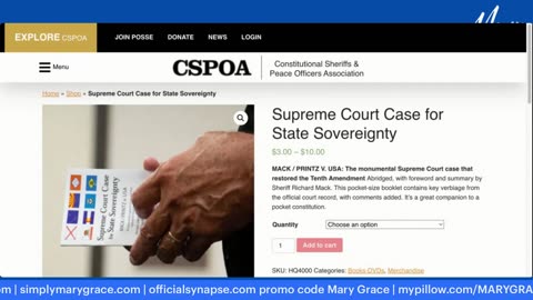 MARY GRACE: LIVE WITH Sheriff Richard Mack | Standing with Constitutional Sheriffs