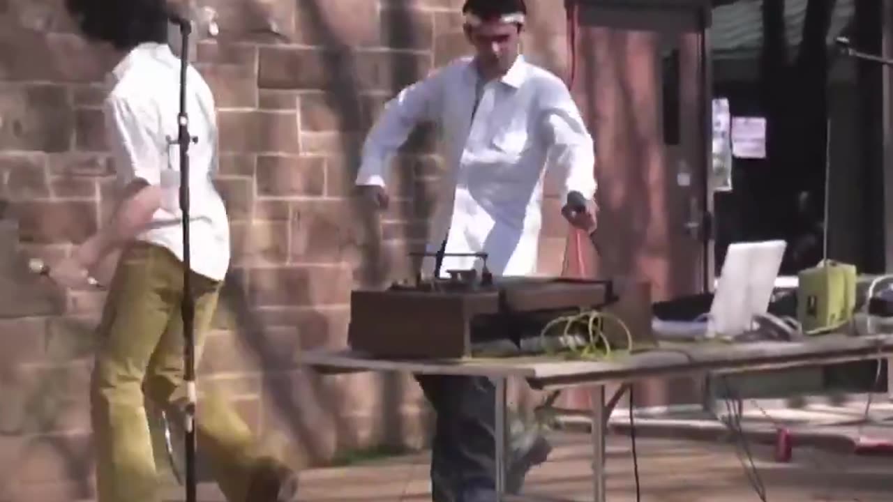 Two dudes in 2003, unaware they were making a legendary song