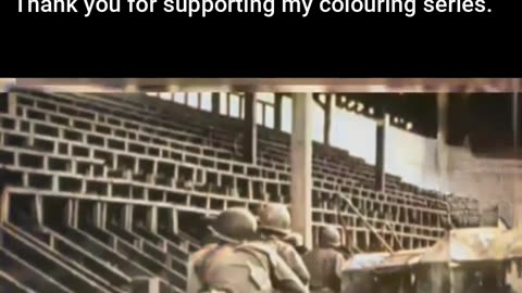 Battle on the Diamond US Troops Fight in Manila Stadium #ColourisedHistory