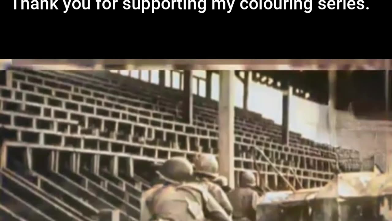 Battle on the Diamond US Troops Fight in Manila Stadium #ColourisedHistory
