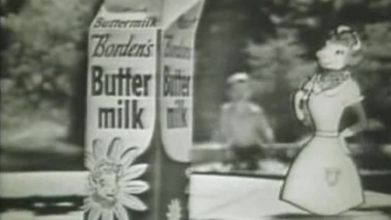Commercial - Borden's Buttermilk w Elsie the Cow