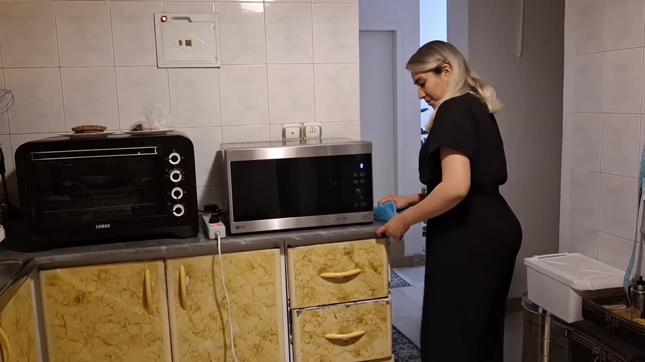I find peace by cleaning the house. It feels good.