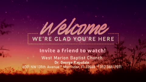 WMBC is live! Sunday School 8/31/25 - Developing An Obedient Heart