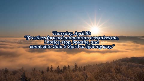 Restless Momentum ~ Thursday, April 10, 2025 ~ Numerology @ a Glance!